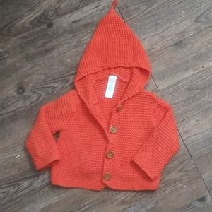 NWOT organic cotton Stem Cardigan